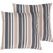 KASTOS - Tuinkussen set van 2 - Taupe - 40 x 40 cm - Polyester