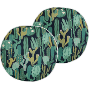 VIOZENE - Tuinkussen set van 2 - Groen - 40 cm - Polyester