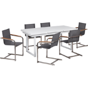 VALCANETTO/COSOLETO - 6-zits Tuinset - Wit/Grijs - Aluminium