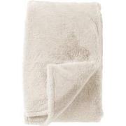 LIZE - plaid 140x180 cm - 100% gerecycled polyester - Snow White - wit