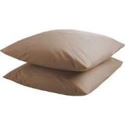 DoubleDry Kussensloop 2 stuks 60x70 cm - taupe