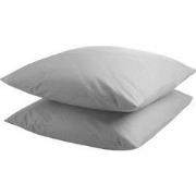 DoubleDry Kussensloop 2 stuks 60x70 cm - licht grijs