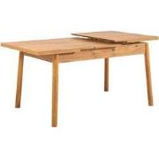 Uitschuifbare eettafel van 120 tot 153 cm in Atlantisch dennenhout - S...