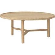 DTP Home Coffee table Forte round large,35xØ80 cm, teakwood natural