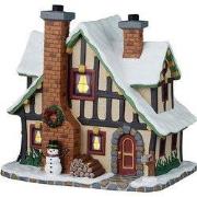 Kerstdorpminiatuur Winter Holiday Lodge 16x22x25 cm