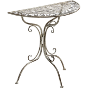 NURRA  - Tuintafel - Grijs - IJzer