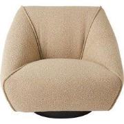 Draaistoel in linnenkleur HENRY