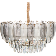 CANAGUA - Kroonluchter - Messing/Transparant - Glas