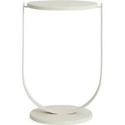 Light & Living - Bijzettafel TRIANA - Ø45x65.5 cm - Wit