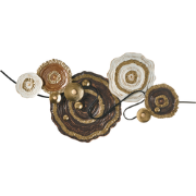 IRIDIUM - Wanddecoratie - Goud - IJzer