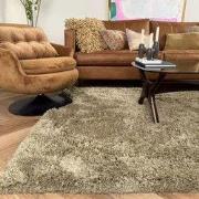 Hoogpolig vloerkleed Pilo groen polyester Interieur05 - 240 x 340 cm -...