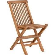 Kinderstoel Naturel Teakhout - Zithoogte 33cm - Toledo - Set van 2