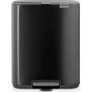 Bo Pedaalemmer, 12 liter, stil sluitend, kunststof binnenemmer - Matt ...