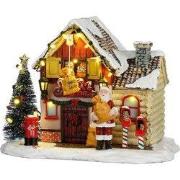 Santa's post office battery operated l19,5xb14,5xh14,5cm