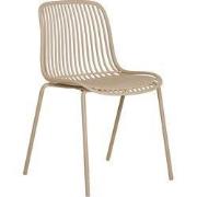 Tuinstoel Zand - Zithoogte 46,5cm - Branson - Set van 4