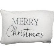 Clayre & Eef Kussenhoes 35x50 cm Wit Polyester