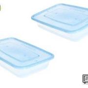 Cosy & Trendy voedsel-voorraaddoos set van 2 stuks blauw