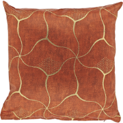 Unique Living - Sierkussen Celina 45x45cm - Orange Flame