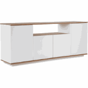 Buffet met 4 deuren en 1 centrale niche L180 cm - ARISTA