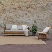 Jute buitenkleed Naturel Border Beige - Polypropyleen - 240 x 340 cm -...