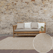 Jute buitenkleed Naturel Lines Beige - Polypropyleen - 240 x 340 cm - ...