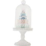 Clayre & Eef Kerstdecoratie Ø 13x27 cm Wit Glas Kerstboom