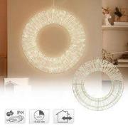 LED metalen krans Ø 50 cm met 1440 LED's Warm Wit IP44