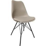 Kick kuipstoel Metal Luuk - Taupe