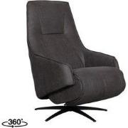 LABEL51 Elektrische Fauteuil Odense - Antraciet - Micro Suede - One Si...