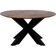 LABEL51 Salontafel Otis - Nature Smooth - Mangohout - 80 cm - Rond