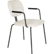 Housecraft Living Bouton Eetkamerstoel met armleuning Off White - Set ...