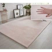 Fluffy vloerkleed - Effen Hoogpolig Super Zacht - Roze - 80 X 150 CM