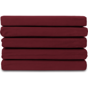 Ten Cate 100% Katoensatijnen Hoeslaken - 180x220 - Bordeauxrood