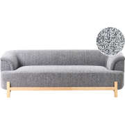 ALNOR - Driezitsbank - Donkergrijs - Polyester