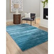 Bolana vloerkleed - Effen Modern - Lichtblauw - 120 X 170 CM