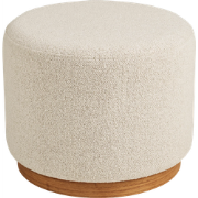 Dawn ronde poef zand - Ø 50 x 41 cm