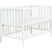 KIAMA - Babybedje - Wit - 60 x 120 cm - Dennenhout