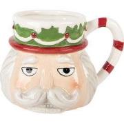 Clayre & Eef Mok 550 ml Beige Keramiek Kerst