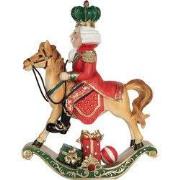 Clayre & Eef Kerstdecoratie Beeld Notenkraker 24x8x31 cm Bruin Kunstst...