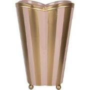 Clayre & Eef Vaas 22x22x35 cm Roze Metaal