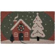 Clayre & Eef Deurmat 75x45x1 cm Blauw Kokos