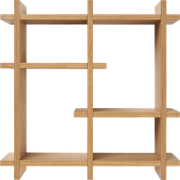 Sien houten wandkast naturel - 40 x 40 cm