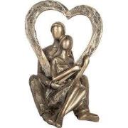 Clayre & Eef Decoratie Beeld 11x10x15 cm Zilverkleurig Kunststof