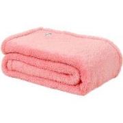 DoubleDry Teddy Fleece Deken - Ultrazacht - 130x170 cm - Roze