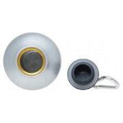 Bidon - Waterfles - Drinkfles - Met karabijn haak- 300 ml - Zilver