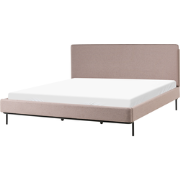 CORIO - Tweepersoonsbed - Taupe - 180 x 200 cm - Polyester
