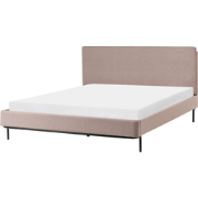 CORIO - Tweepersoonsbed - Taupe - 160 x 200 cm - Polyester