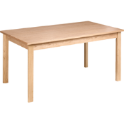 GISELA - Eettafel - Licht eikenhout - 160 x 90 cm - MDF