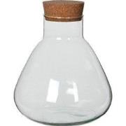 Emily storagepot transparent - h24,5xd22,5cm