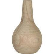 Pia vase l. brown - h28xd16cm